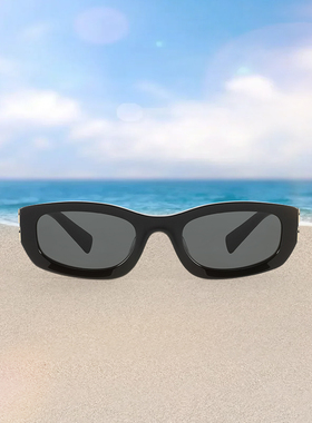 【自营】MIUMIU/缪缪女款太阳镜窄框时尚亚洲版墨镜OMUB04SF