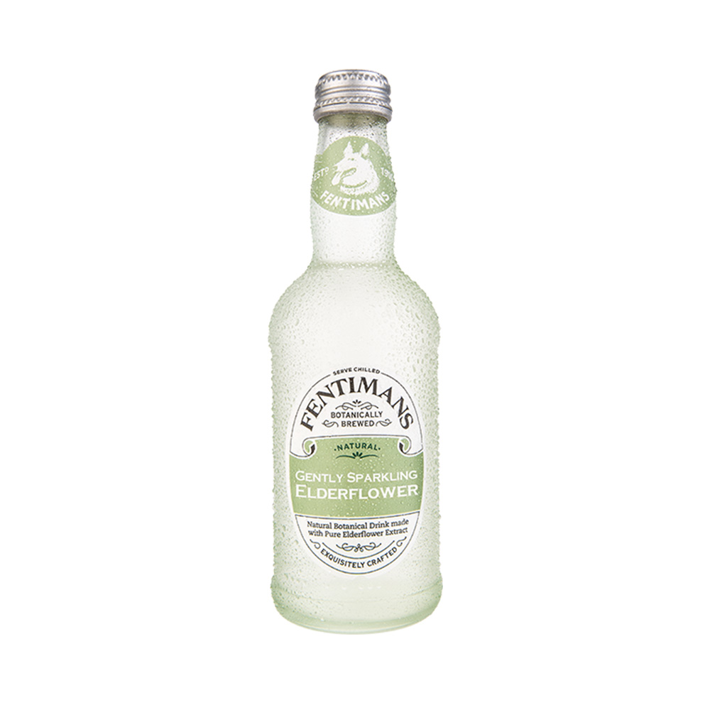 【自营】英国进口Fentimans 接骨木莓0脂低卡275ml*6网红气泡水 - 图1