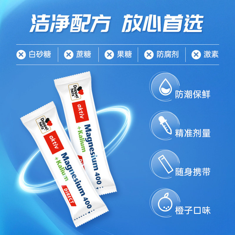 德国双心镁钾颗粒祛湿祛水肿