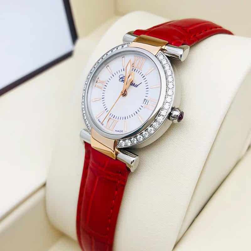 【自营】中古95新萧邦女士瑞士石英 天猫国际自营时尚范瑞士腕表