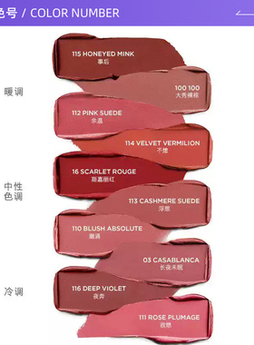 【自营】Tom Ford/汤姆福特超细黑管口红#115哑光礼盒节日礼物