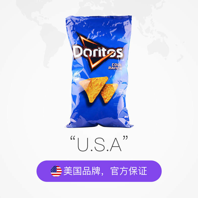 【自营】Doritos/多力多滋玉米片198.4g美国进口休闲零食农场超大 - 图2