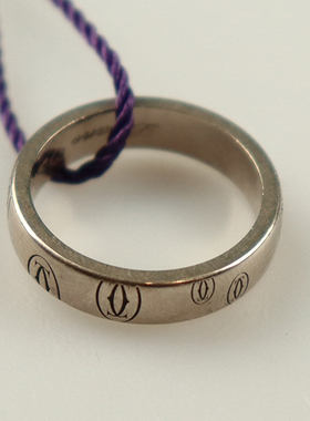 【自营】中古9新Cartier(卡地亚)HAPPY BIRTHDAY 戒指750白金48号