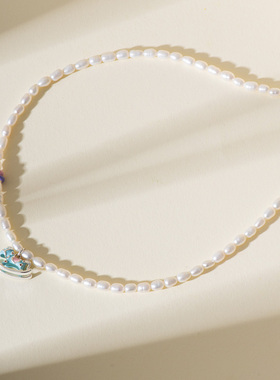 【自营】VITARING项链女天然淡水珍珠马年限定礼物小众设计锁骨链