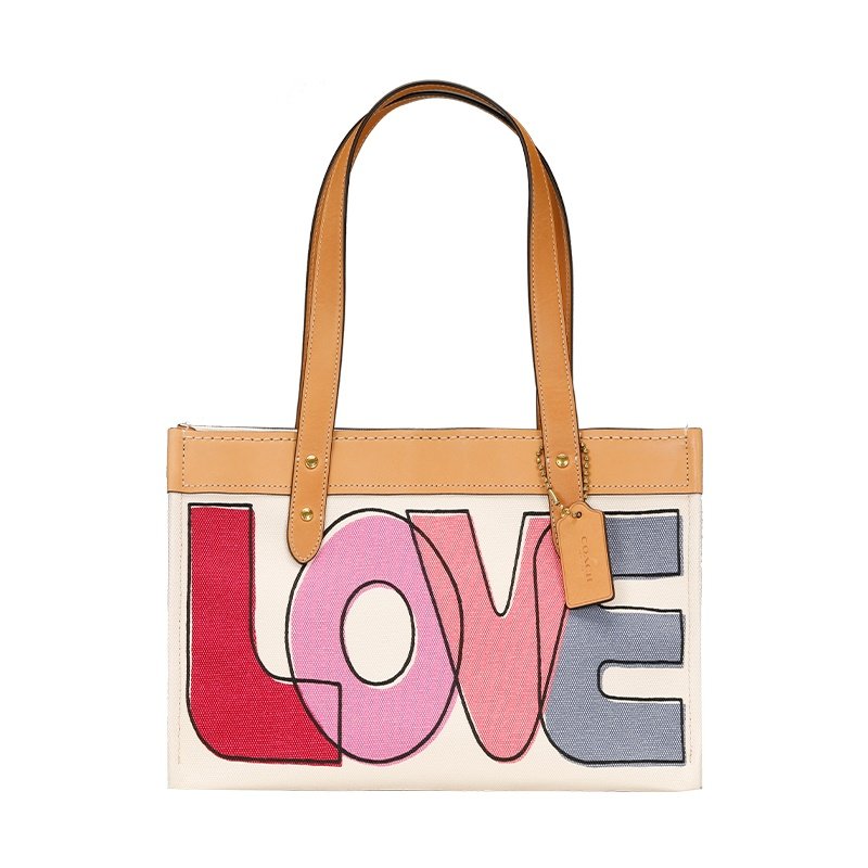 【直营】coach女士love字母单肩包 天猫国际时尚直营女士包袋