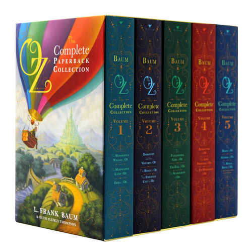 【自营】奥兹国绿野仙踪5册全套盒装英文原版小说The Wizard of Oz Complete Collection Volume弗兰克鲍姆Frank Baum电影原著冒险 - 图3