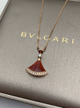 【自营】中古99新宝格丽Divas' Dream系列项链红玉髓吊坠项链情侣