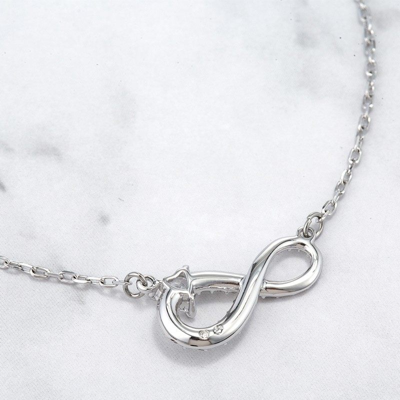 【直营】swarovski蝴蝶结吊坠锁骨链 天猫国际时尚直营项链