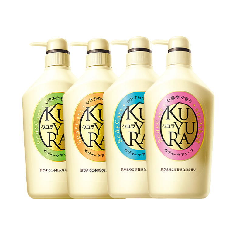 天猫国际进口超市【直营】日本进口可悠然美肌沐浴露550ml*2瓶多香型香氛沐浴0