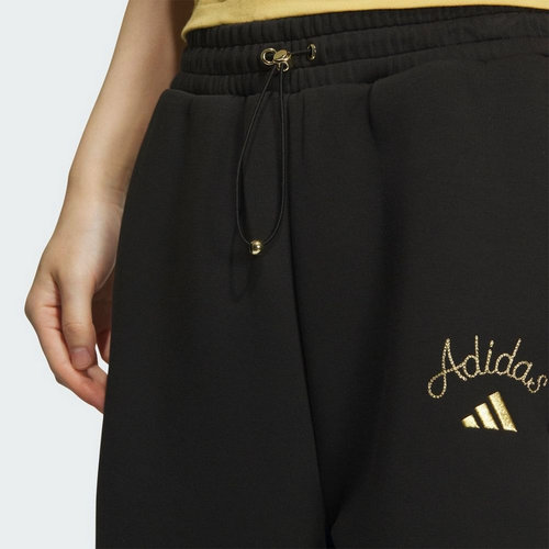 【自营】Adidas阿迪达斯女子裤子时尚舒适休闲百搭宽松长裤KR0418 - 图2
