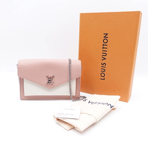【自营】中古95新路易威登Louis Vuitton Lockme单肩包链条包 - 图0