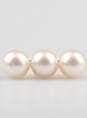 【自营】中古95新TASAKI塔思琦Balance NEO戒指3颗K18黄金50号