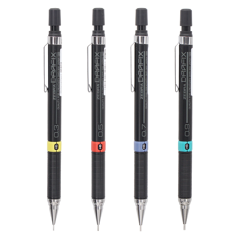【自营】ZEBRA斑马牌日本自动铅笔DM5-300绘图专用活动笔0.5不断芯0.3/0.7/0.9mm学生考试素描铅笔旗舰店 - 图2