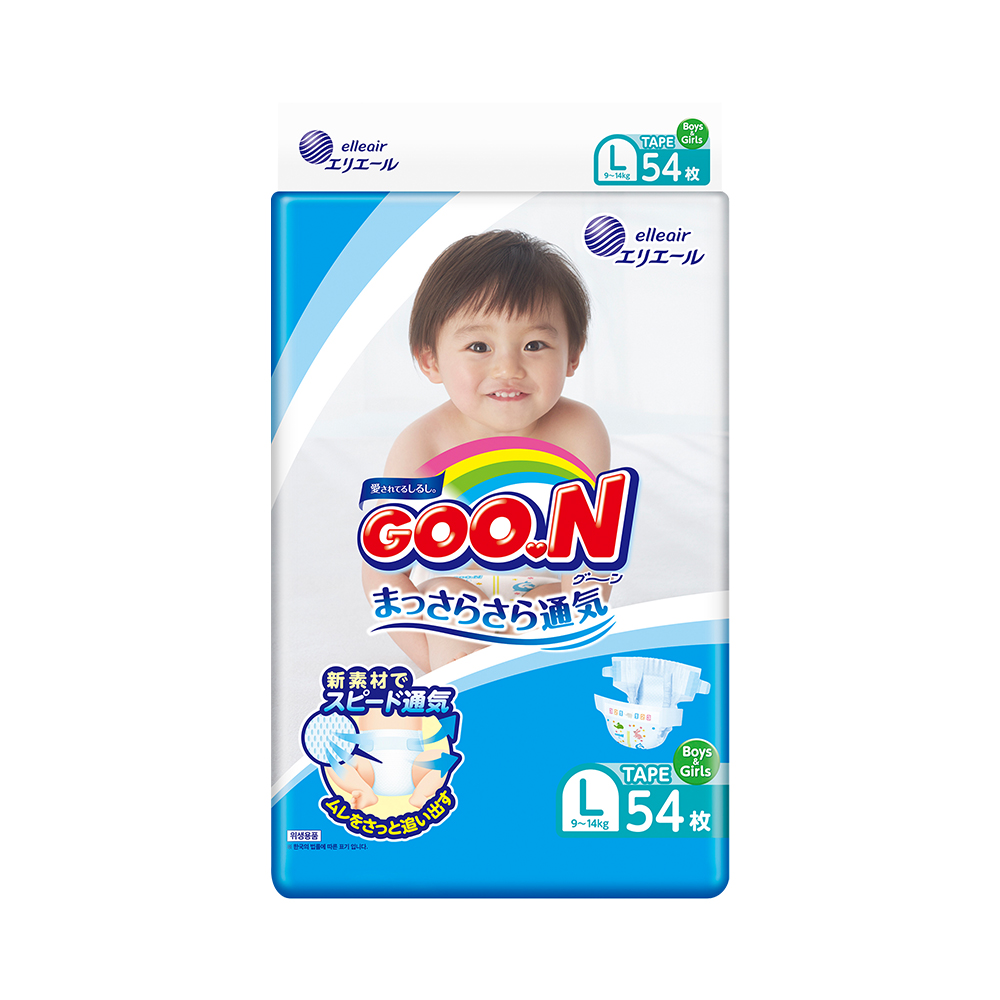 日本全进口goo N大王维e纸尿裤l54 热品库 性价比省钱购