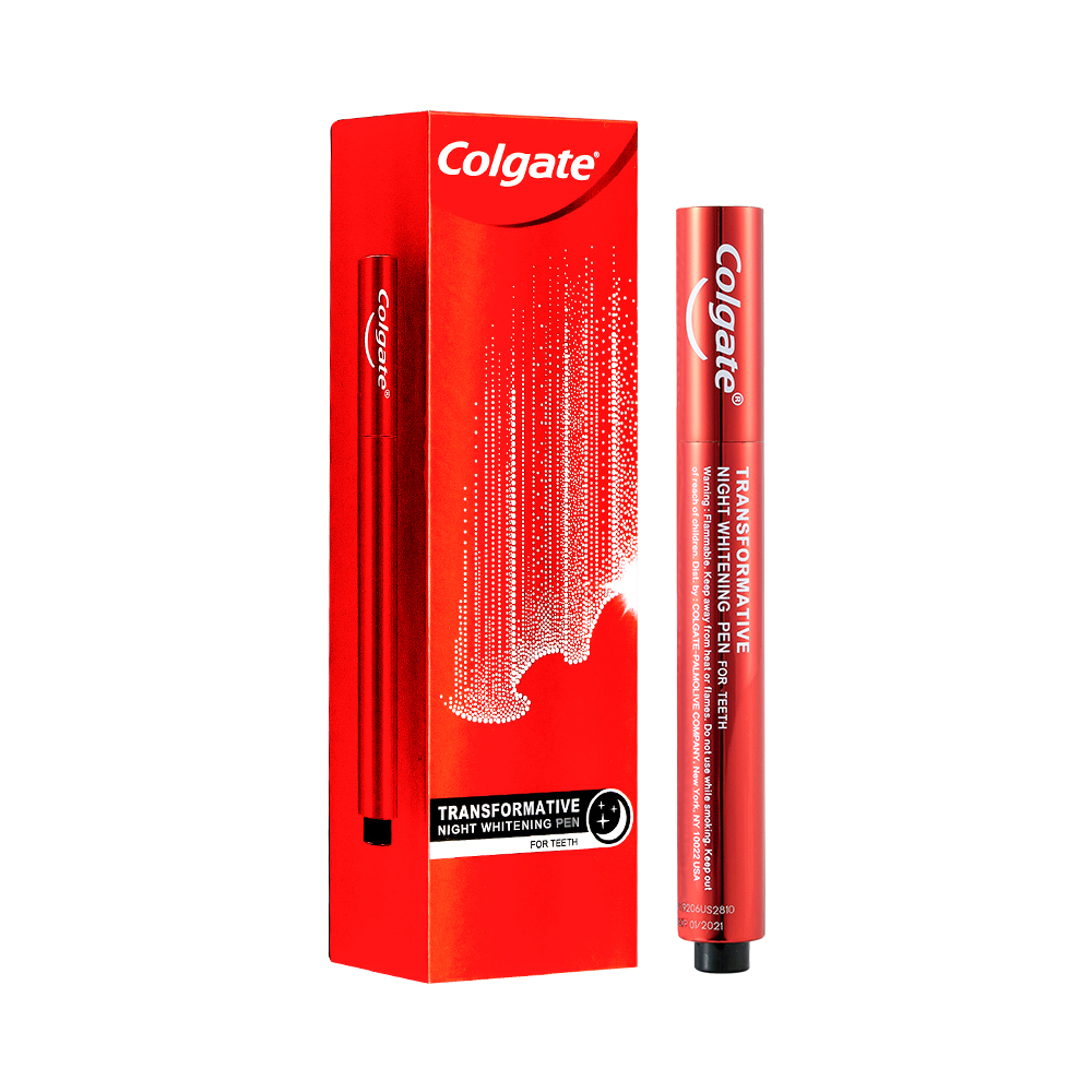 天猫国际进口超市Colgate高露洁夜间牙齿美白精华笔 亮白美牙仪牙贴去黄渍牙斑神器0