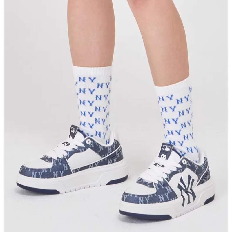 【自营】MLB 男女大童老花时尚复古休闲运动板鞋学长鞋3ASXCLD4N,淘宝优惠券,粉丝福利购,淘宝优惠卷