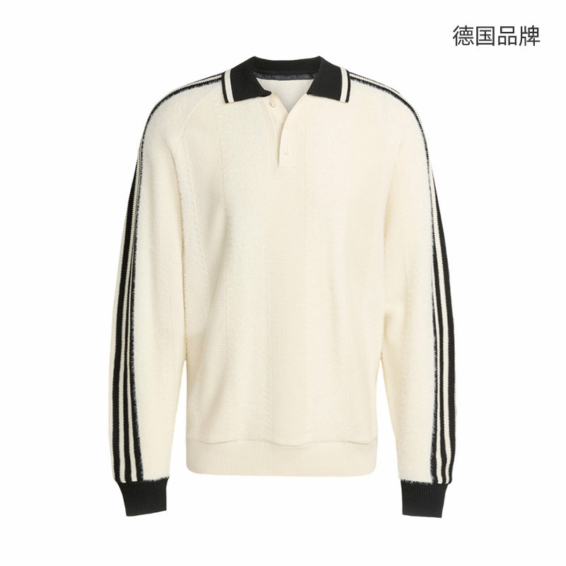 【自营】adidas阿迪达斯三叶草男子时尚套头针织polo衫 JX3836,淘宝优惠券,粉丝福利购,淘宝优惠卷