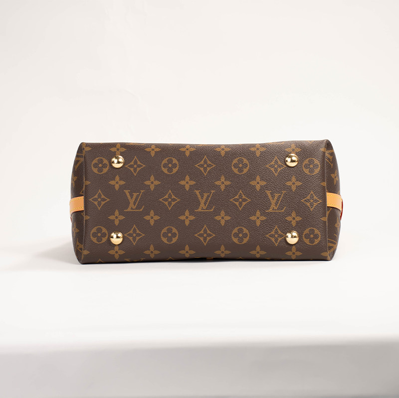 Second-hand 99 new LV Louis Vuitton CarryallPM old flower all-printed mother-in-law bag tote bag small