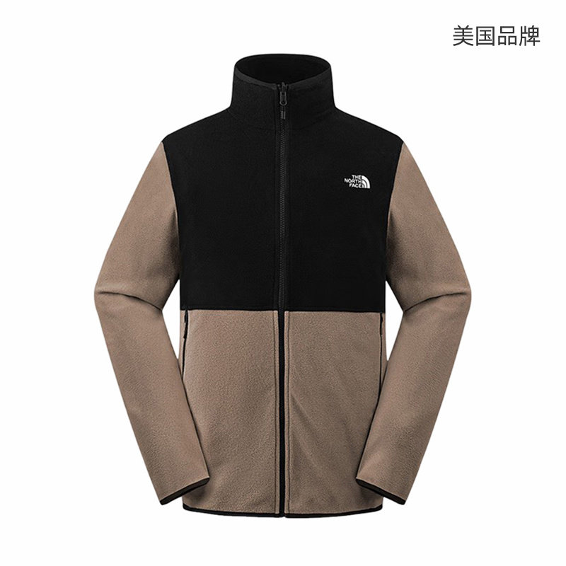 【自营】THE NORTH FACE北面男抓绒休闲运动上衣 NF0A8FJ3DHL1 - 图1