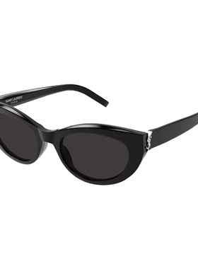 圣罗兰猫眼明星同款复古墨镜