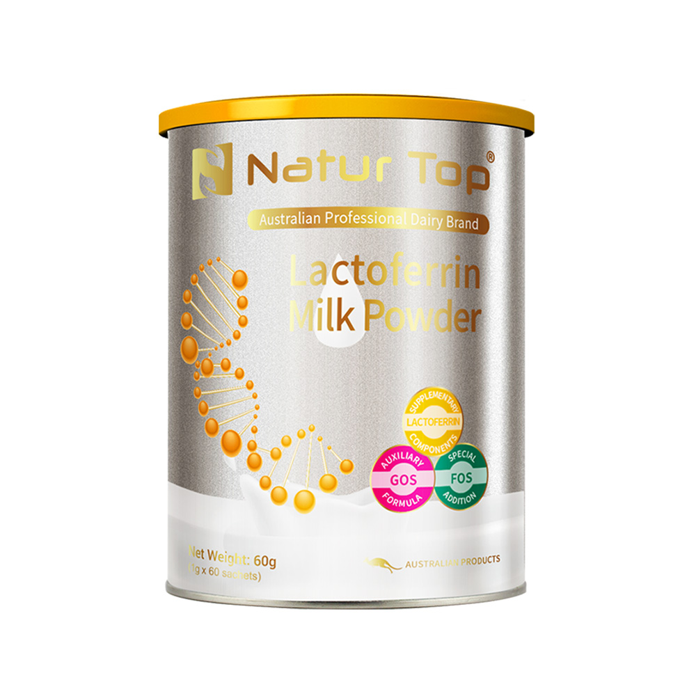 【自营】诺崔特(Natur Top) 进口乳铁蛋白调制粉60g*1罐脱脂儿童