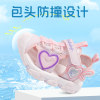 Babudou Children's Shoes Girls Sandals Baotou Princess Shoes 2025 Summer New Children's Beach Shoes