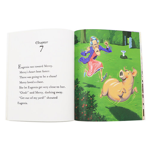 【自营】小猪梅西章节书英文原版Mercy Watson Boxed Set Kate DiCamillo少儿童桥梁小说中小学英语阅读提升读物Kate DiCamillo - 图1