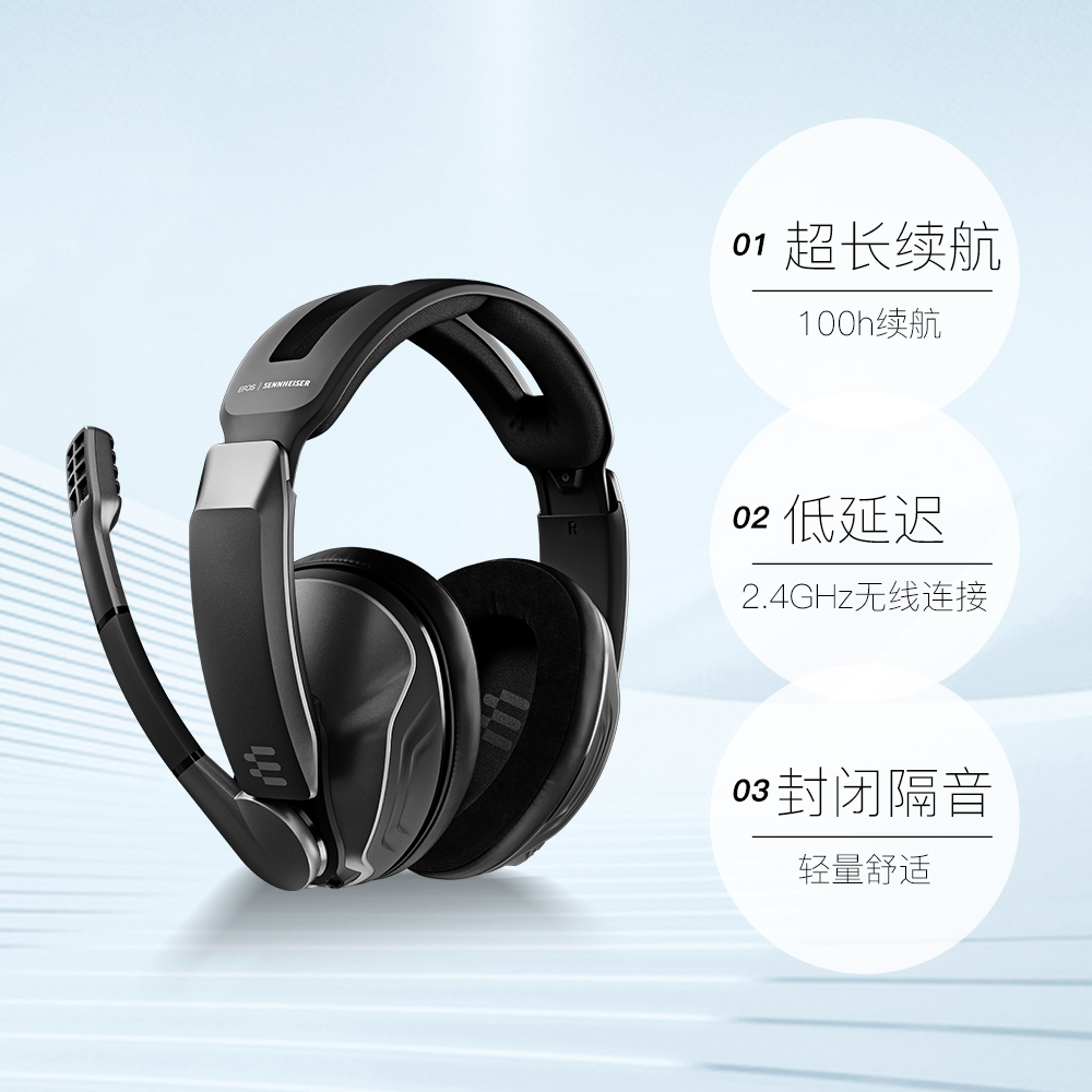 Sennheiser GSP370 wireless Bluetooth gaming headset