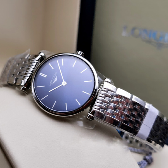 Reloj suizo Longines de cuarzo ultrafino para mujer