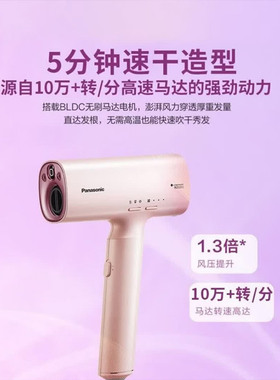 【自营】Panasonic/松下电吹风机纳诺怡护发高速吹护机EH-WNA0H