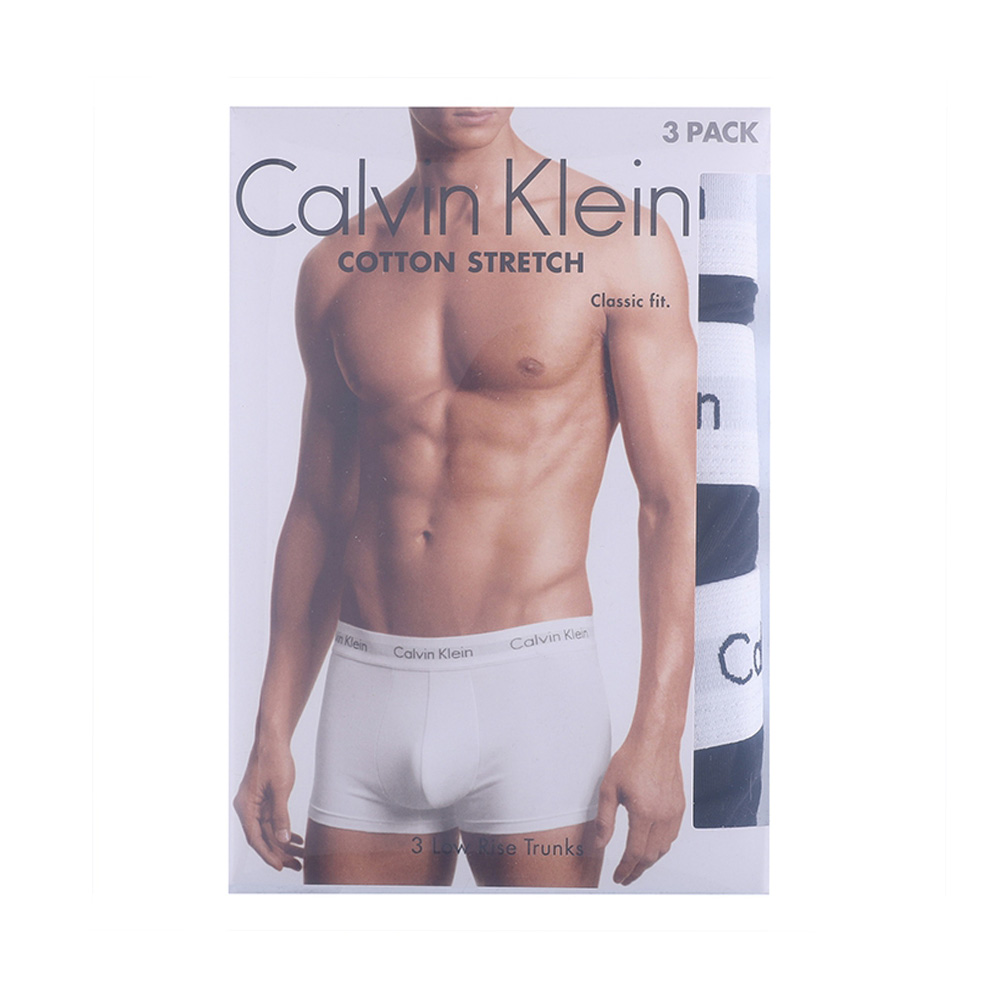 Calvin Klein/凯文克莱男士平角内裤三条装 U2664G-001-图3