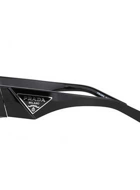 普拉达三角形logo男女同款墨镜