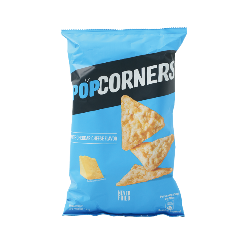 【自营】【新非油炸】Popcorners白切达奶酪味玉米片60g空气脆片 - 图0