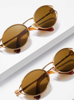 缪缪全框复古时尚墨镜