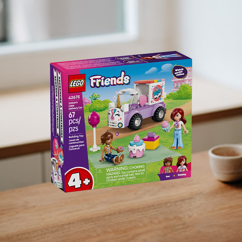 【自营】LEGO乐高好朋友42675独角兽蛋糕送货车拼搭积木玩具礼物,淘宝优惠券,粉丝福利购,淘宝优惠卷