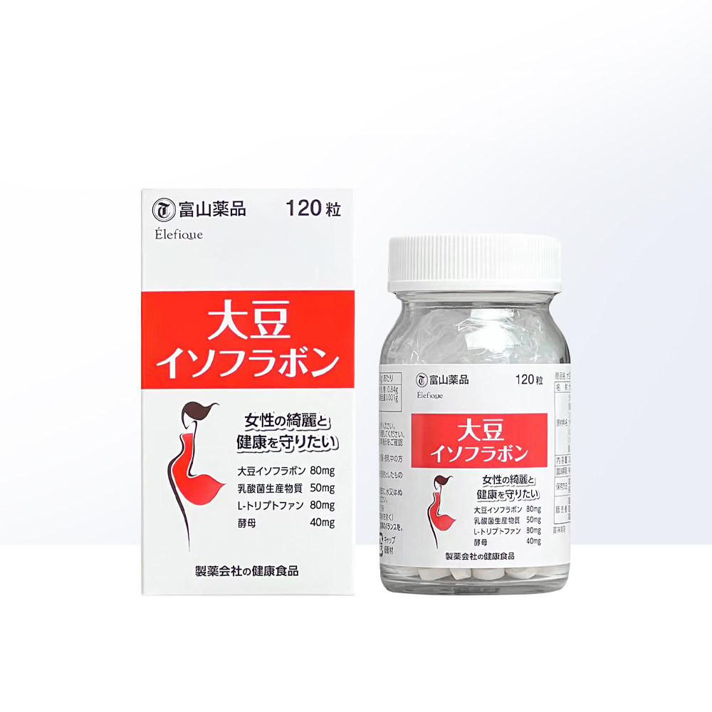 【自营】日本进口富山制药大豆异黄酮 天猫国际健研馆大豆异黄酮