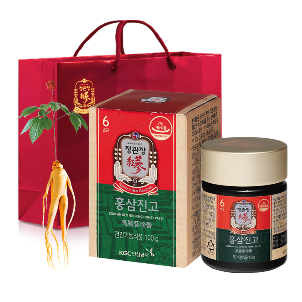 天猫国际进口超市【直营】正官庄高丽参珍膏6年根红参蜂蜜正宗人参滋补品礼盒100g0