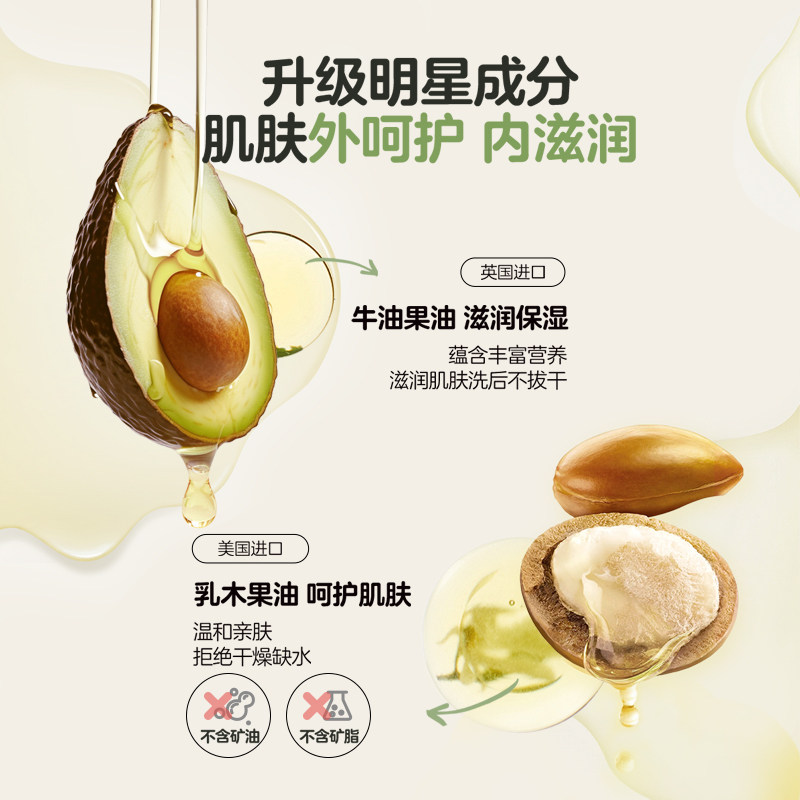 【自营】贝亲儿童牛油果植萃婴儿洗发水沐浴露二合一480ml*2,淘宝优惠券,粉丝福利购,淘宝优惠卷