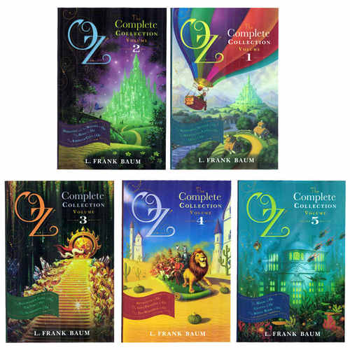 【自营】奥兹国绿野仙踪5册全套盒装英文原版小说The Wizard of Oz Complete Collection Volume弗兰克鲍姆Frank Baum电影原著冒险 - 图0