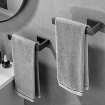 Gun Grey Towel Rack Toilet Free of perforated bath towels Towel Rod Bathroom Shelve Towel Rack Towel Hanging Rod