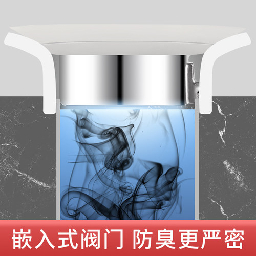 蹲便器防臭器厕所防臭堵臭器蹲坑防臭盖大便池反味除臭神器防鼠塞 - 图3