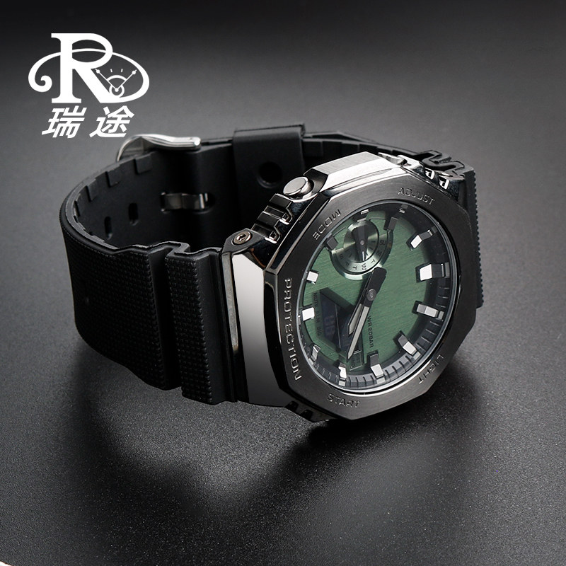 适配卡西欧gm2100 ga-2100 16手表带 瑞途手表配件