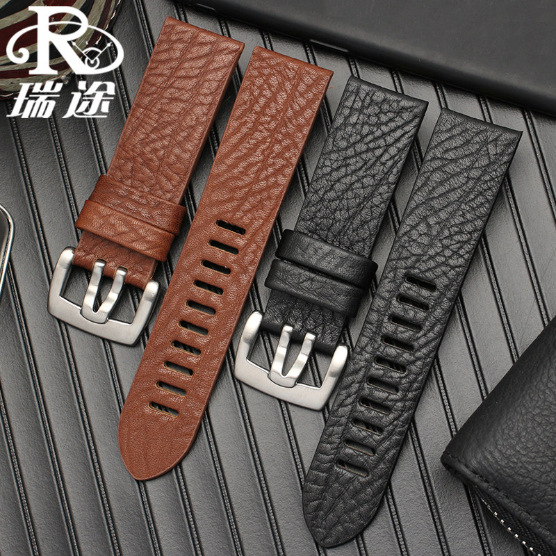 真皮表带鲁美诺斯luminox军表 瑞途手表配件