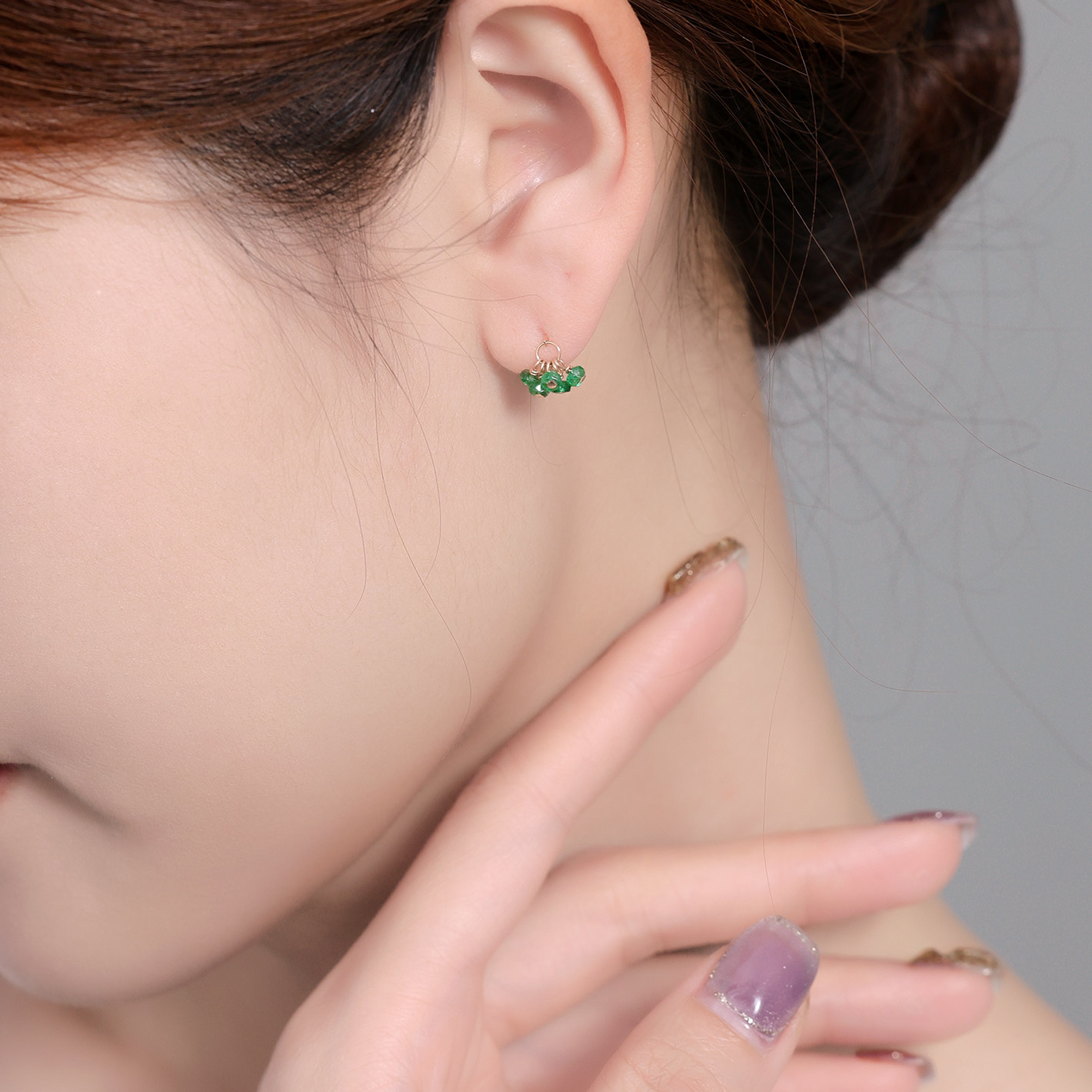 【1/24-25日直播间新品上新】若华珠宝花簇 鸽血红宝耳钉女18K金,淘宝优惠券,粉丝福利购,淘宝优惠卷