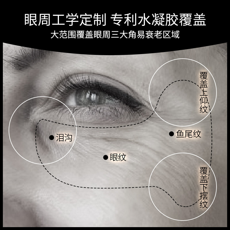 魔贴世家淡化细纹鱼尾纹抗皱眼膜贴 魔贴世家眼膜