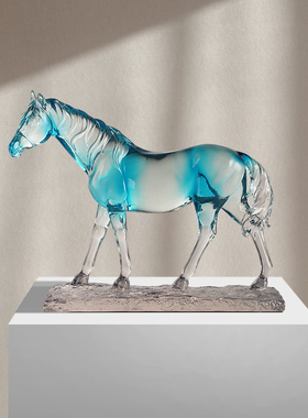 新中式组合搭配装饰品摆件客厅玄关创意狮子马扇子悟空首饰盒摆设