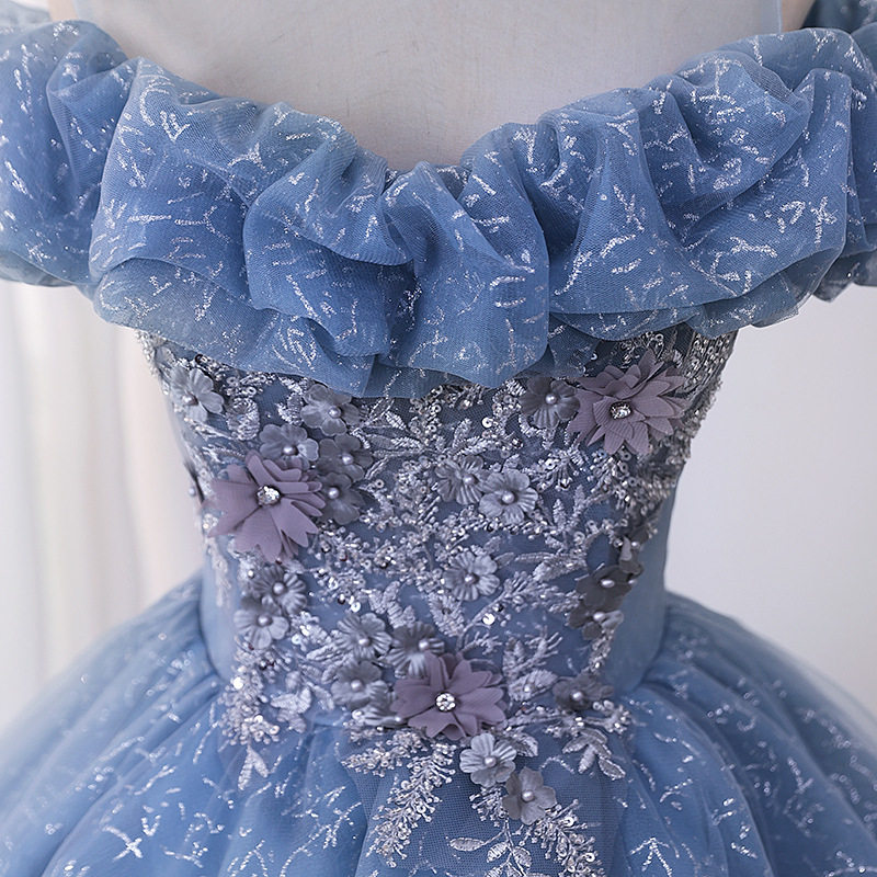 新款婚纱礼服舞台独唱艺考女长款演出服蓬蓬裙影楼服装主持晚礼服,淘宝优惠券,粉丝福利购,淘宝优惠卷