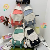 Модная японская вместительная и большая сумка, школьный рюкзак для отдыха для путешествий, в западном стиле, ткань оксфорд