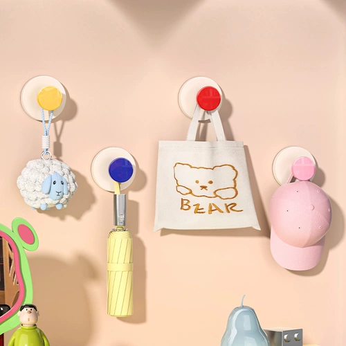 Дверная задняя всасывающая чашка крючок мощный клей без удара в ванной комнате для хранения стойки для хранения входной дверь для одежды для стойки