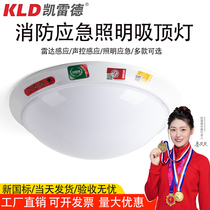 Kered Fire Emergency Lights Emergency Suction Lights Light Control Body Induction Ceiling Lights Power Blackout aisle